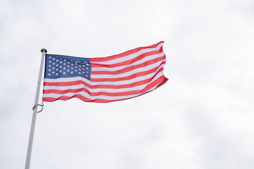 american flagpole